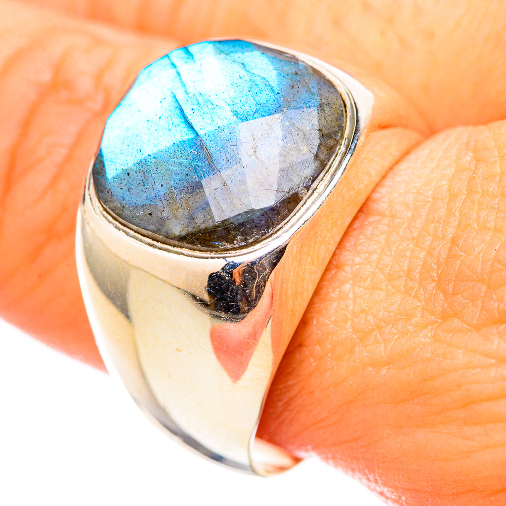Labradorite Rings handcrafted by Anasilvercos - RING115381