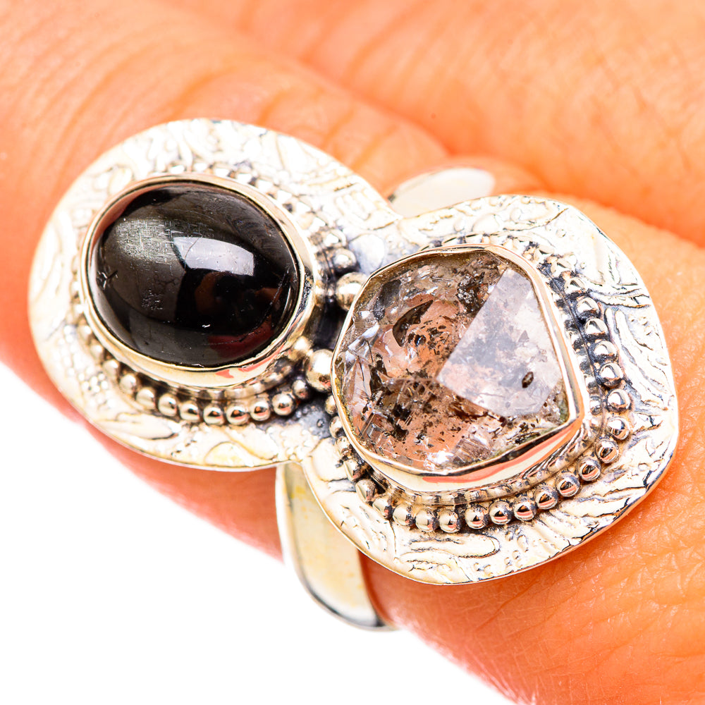 Herkimer Diamond Rings handcrafted by Anasilvercos - RING115395