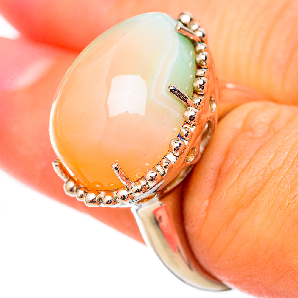 Ocean Jasper Rings handcrafted by Anasilvercos - RING115402