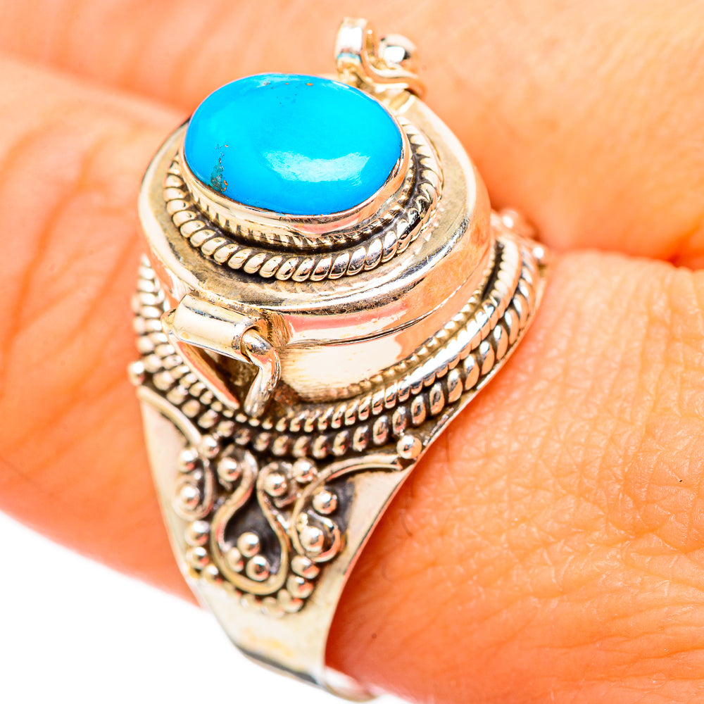 Chrysocolla Rings handcrafted by Anasilvercos - RING115406