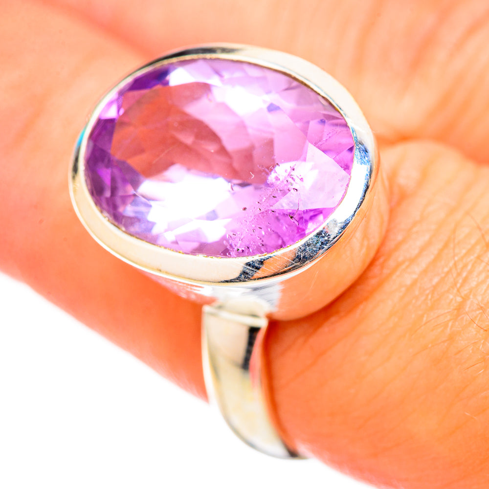 Amethyst Rings handcrafted by Anasilvercos - RING115442