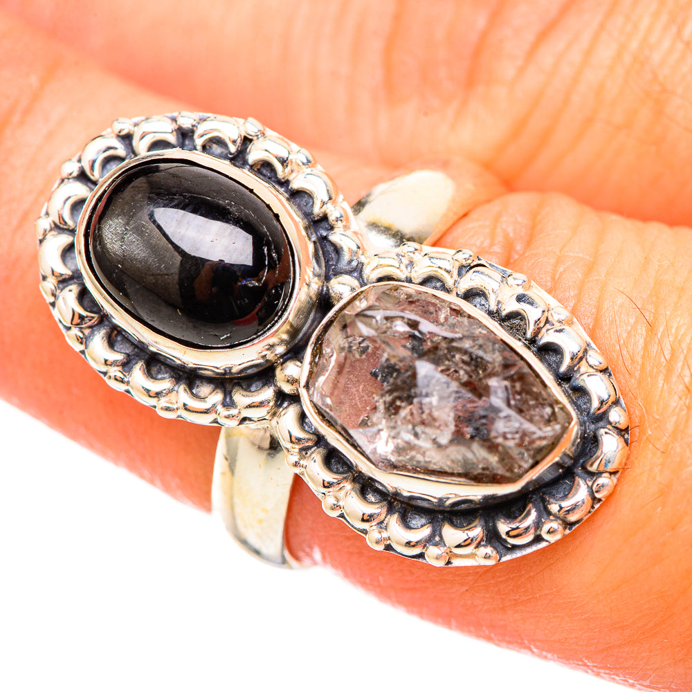 Herkimer Diamond Rings handcrafted by Anasilvercos - RING115444