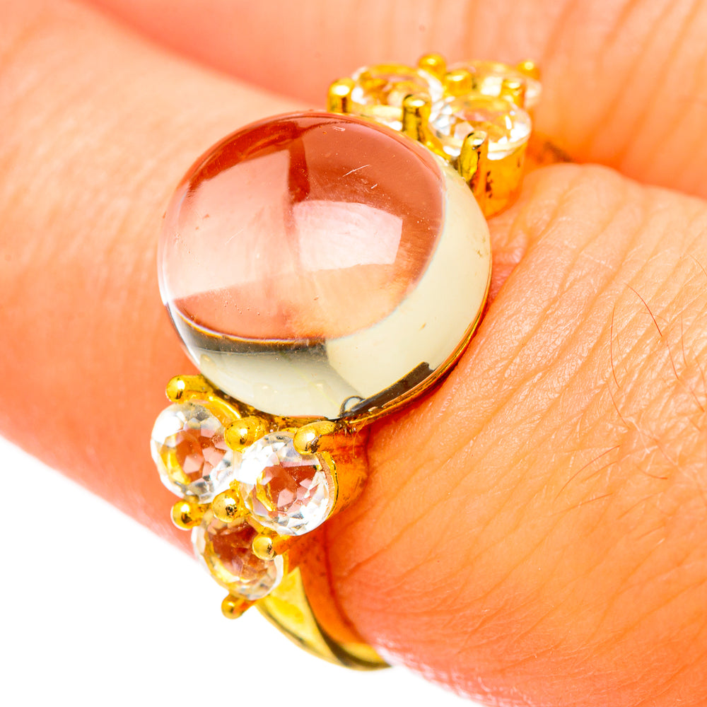 Aquamarine Rings handcrafted by Anasilvercos - RING115445