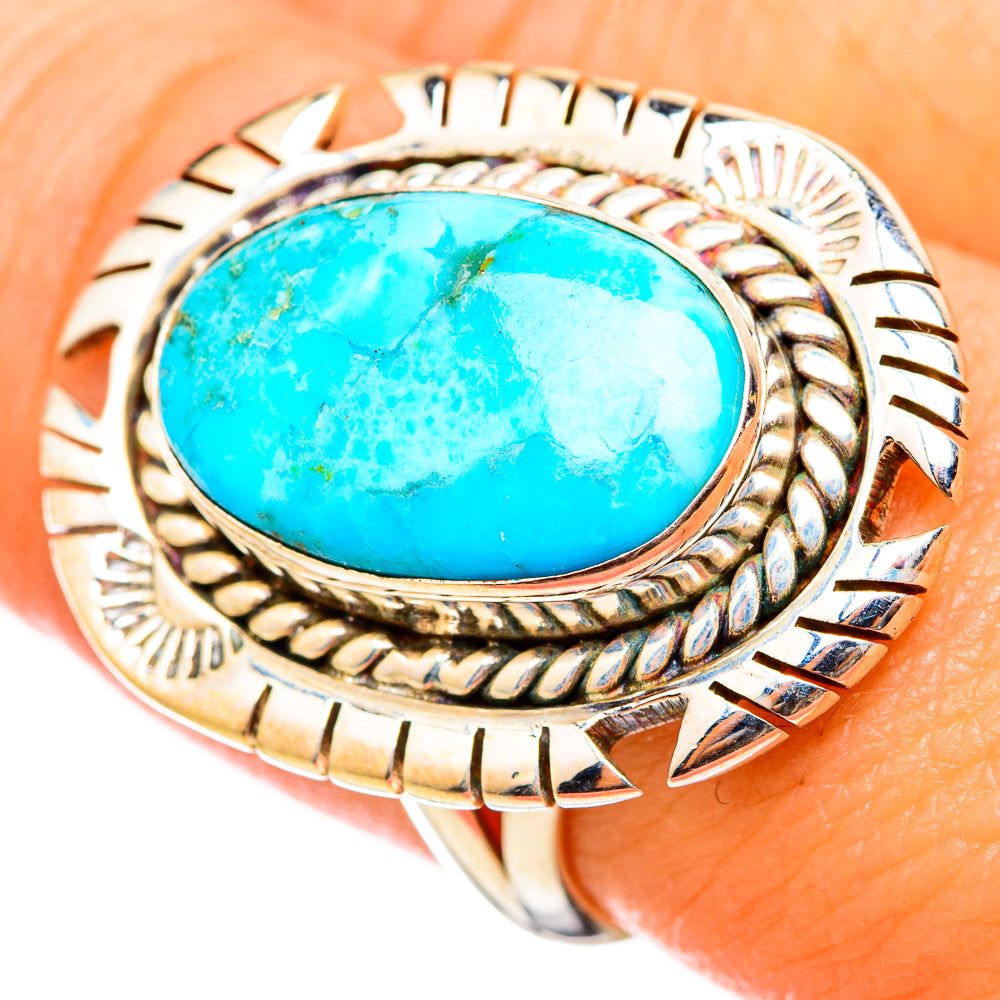 Chrysocolla Rings handcrafted by Anasilvercos - RING115455