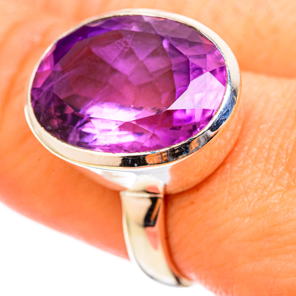 Amethyst Rings handcrafted by Anasilvercos - RING115462