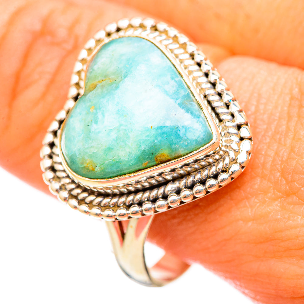 Peruvian Opal Rings handcrafted by Anasilvercos - RING115474
