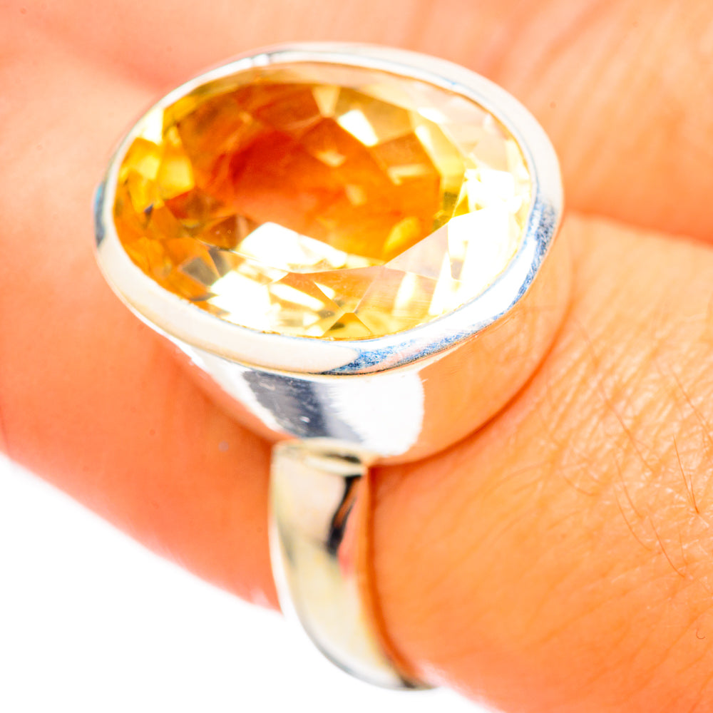 Citrine Rings handcrafted by Anasilvercos - RING115476