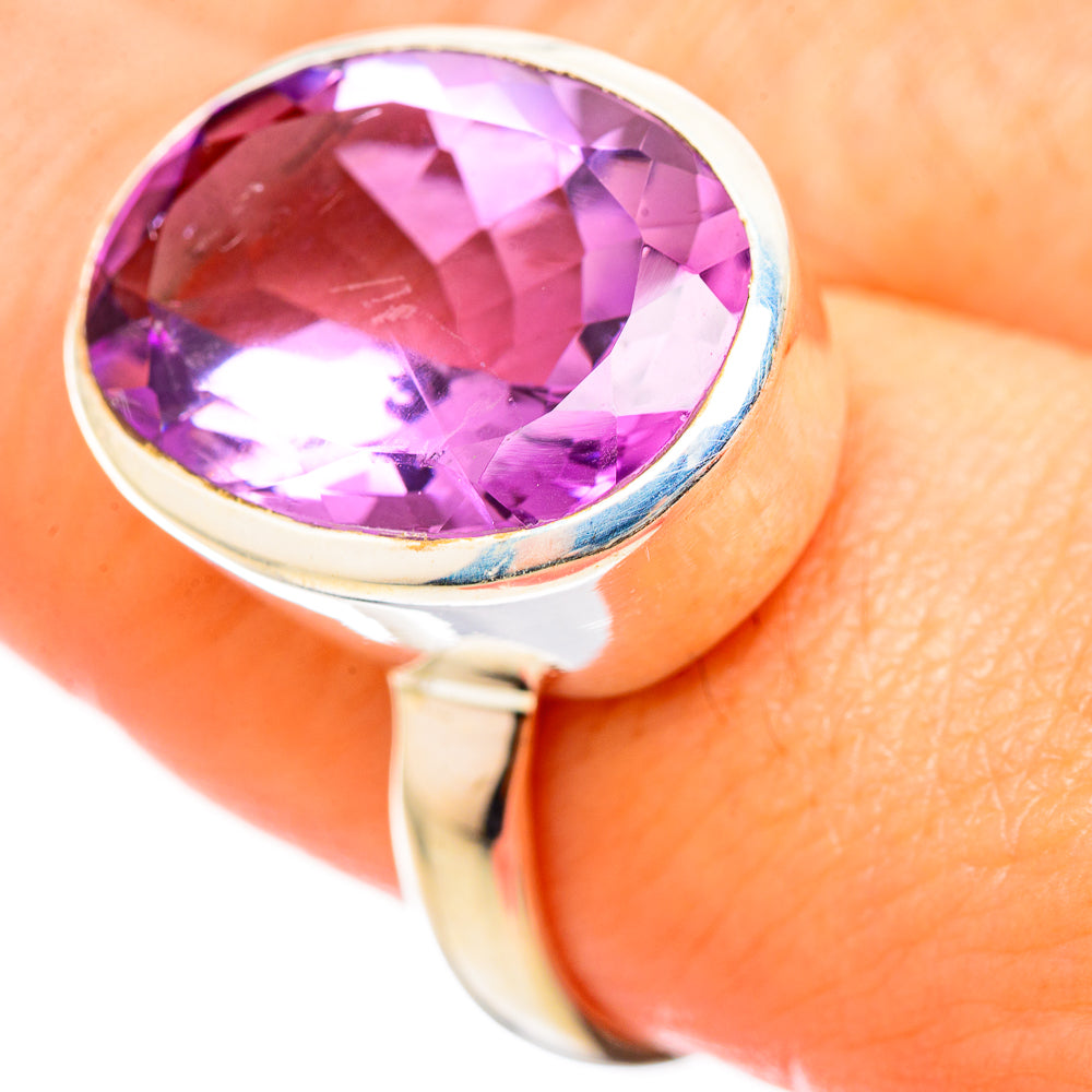 Amethyst Rings handcrafted by Anasilvercos - RING115480