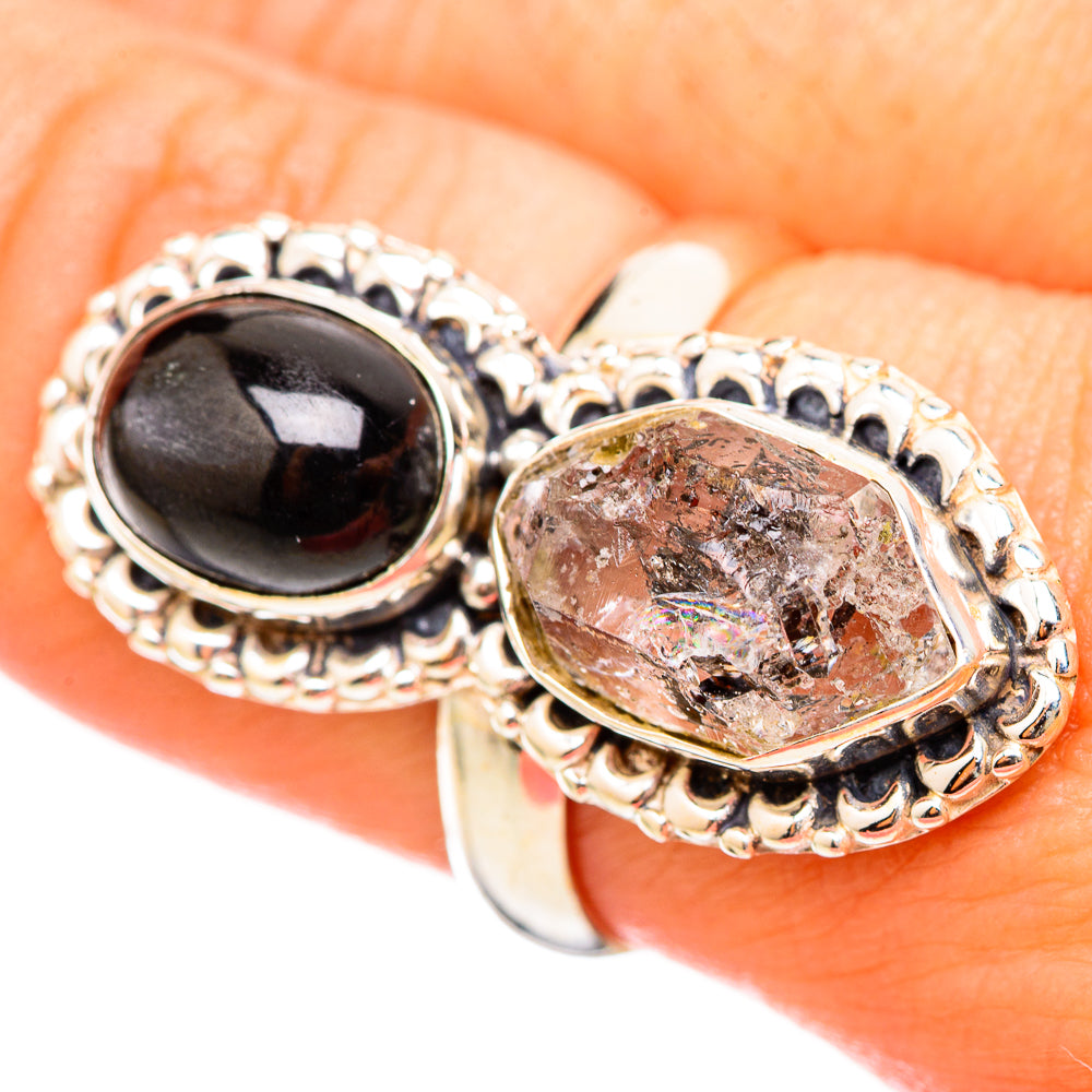 Herkimer Diamond Rings handcrafted by Anasilvercos - RING115483