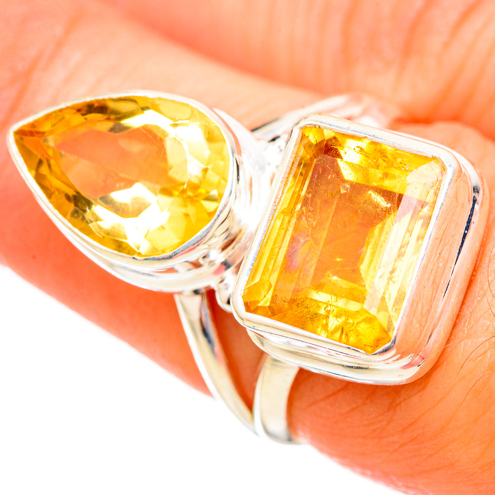 Citrine Rings handcrafted by Anasilvercos - RING115490