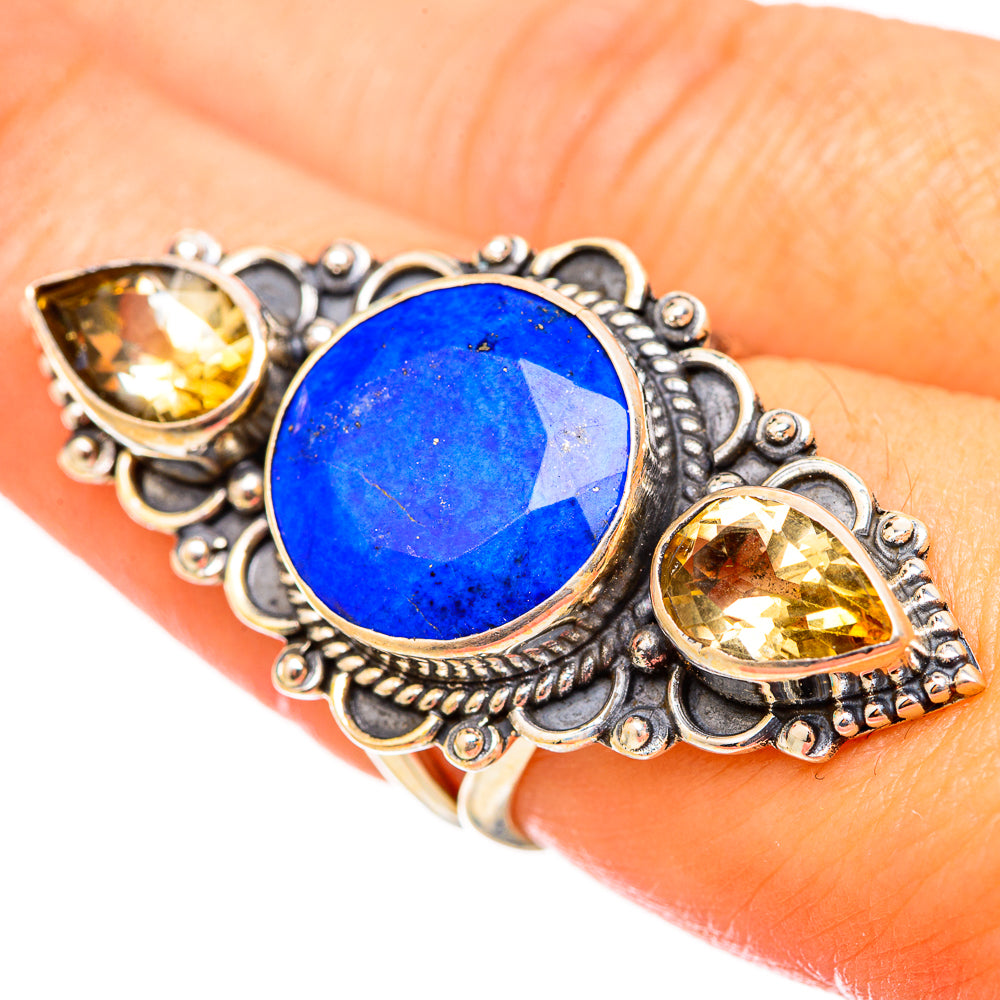 Lapis Lazuli Rings handcrafted by Anasilvercos - RING115506