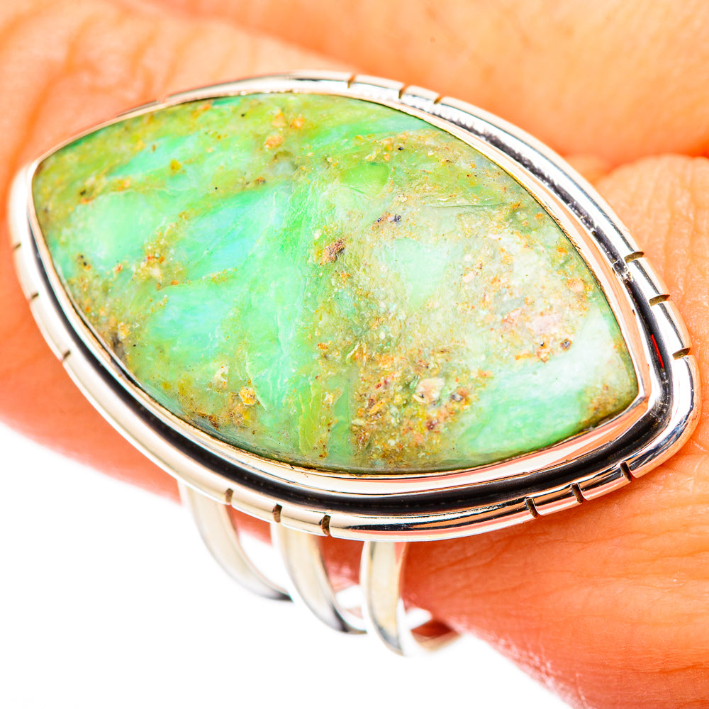 Peruvian Opal Rings handcrafted by Anasilvercos - RING115511