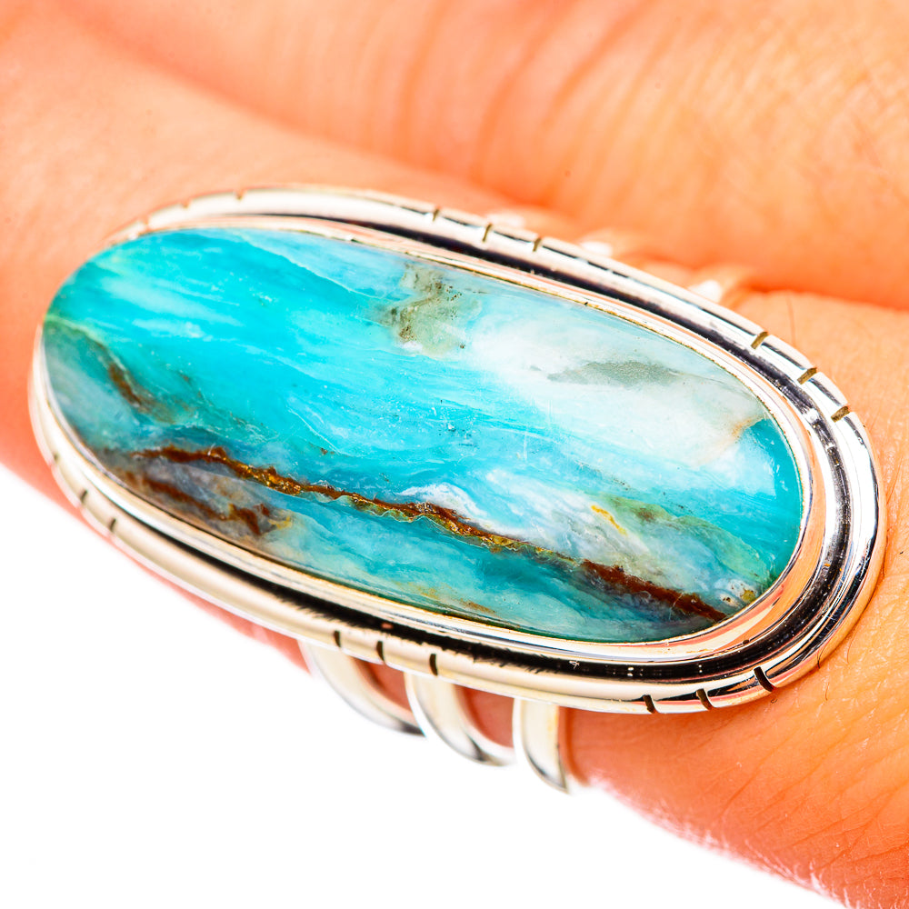 Peruvian Opal Rings handcrafted by Anasilvercos - RING115523