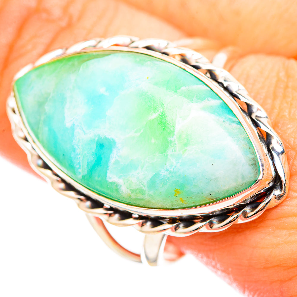 Peruvian Opal Rings handcrafted by Anasilvercos - RING115544