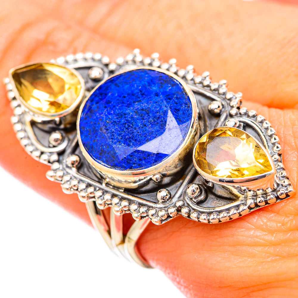 Lapis Lazuli Rings handcrafted by Anasilvercos - RING115547