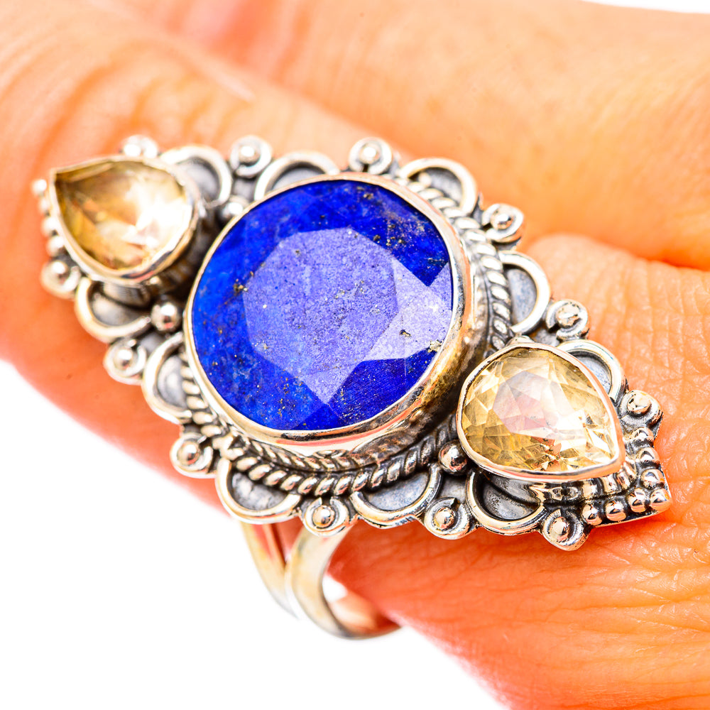 Lapis Lazuli Rings handcrafted by Anasilvercos - RING115549