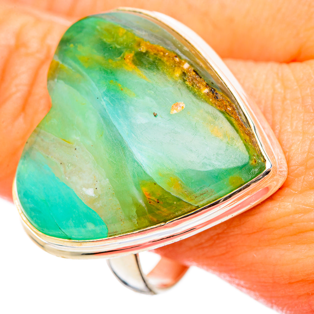 Peruvian Opal Rings handcrafted by Anasilvercos - RING115550