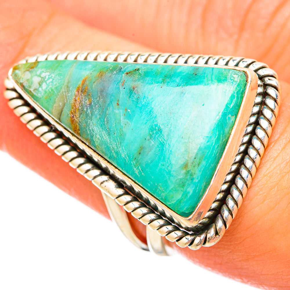 Peruvian Opal Rings handcrafted by Anasilvercos - RING115558