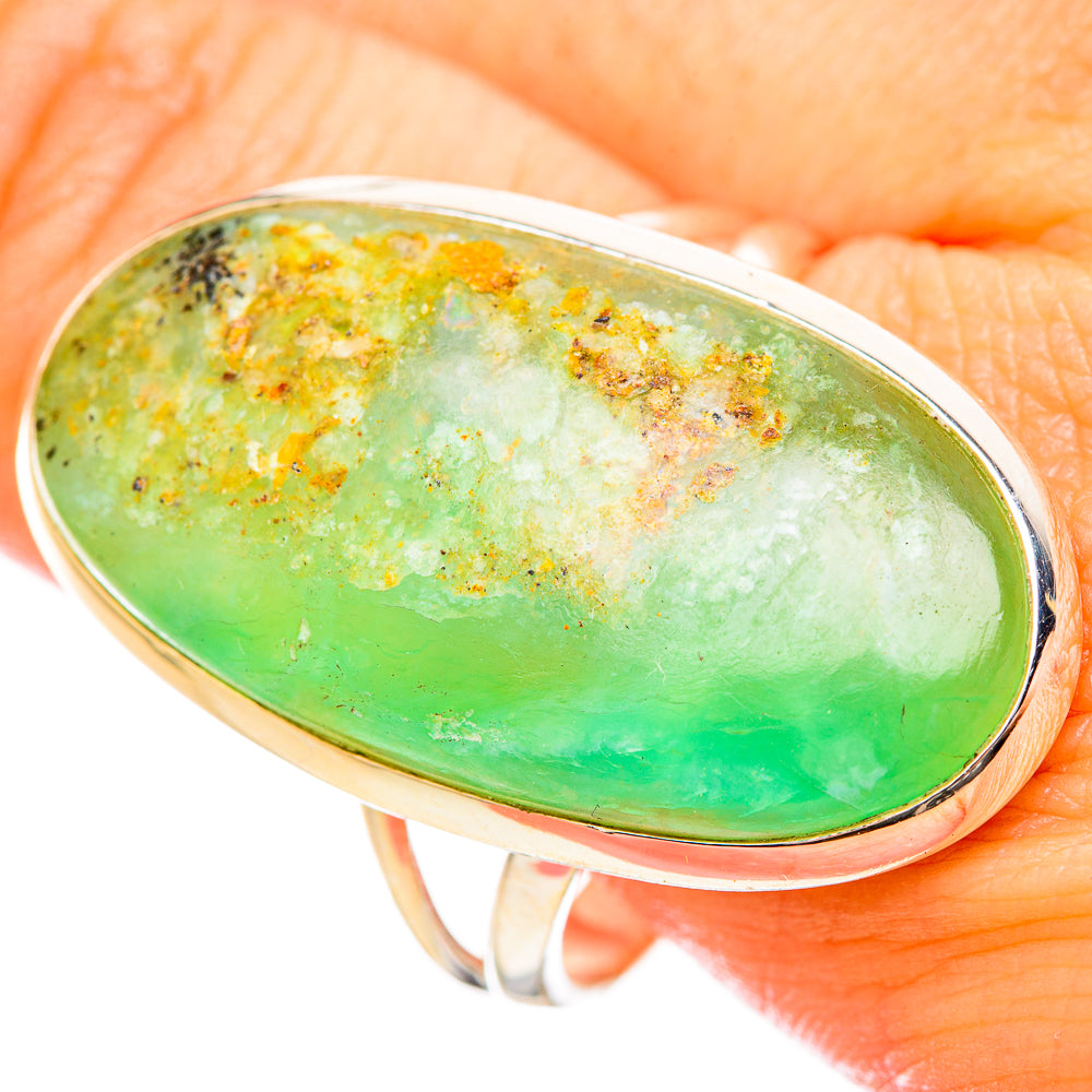 Peruvian Opal Rings handcrafted by Anasilvercos - RING115567