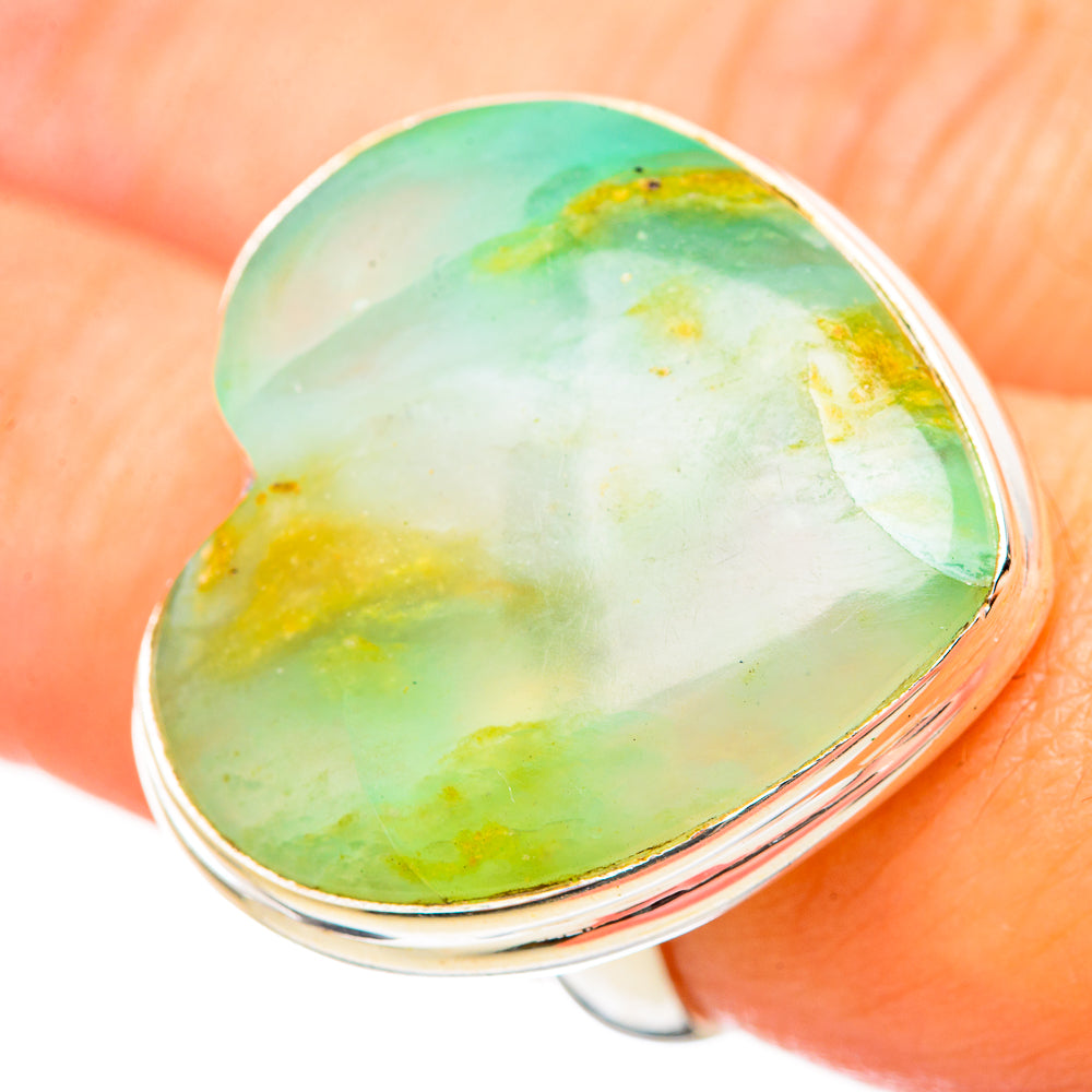 Peruvian Opal Rings handcrafted by Anasilvercos - RING115588