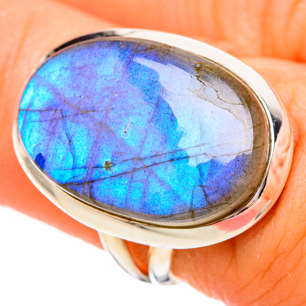Labradorite Rings handcrafted by Anasilvercos - RING115599