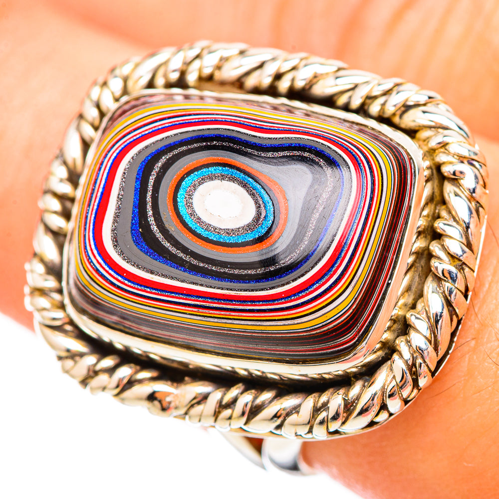 Fordite Rings handcrafted by Anasilvercos - RING115613