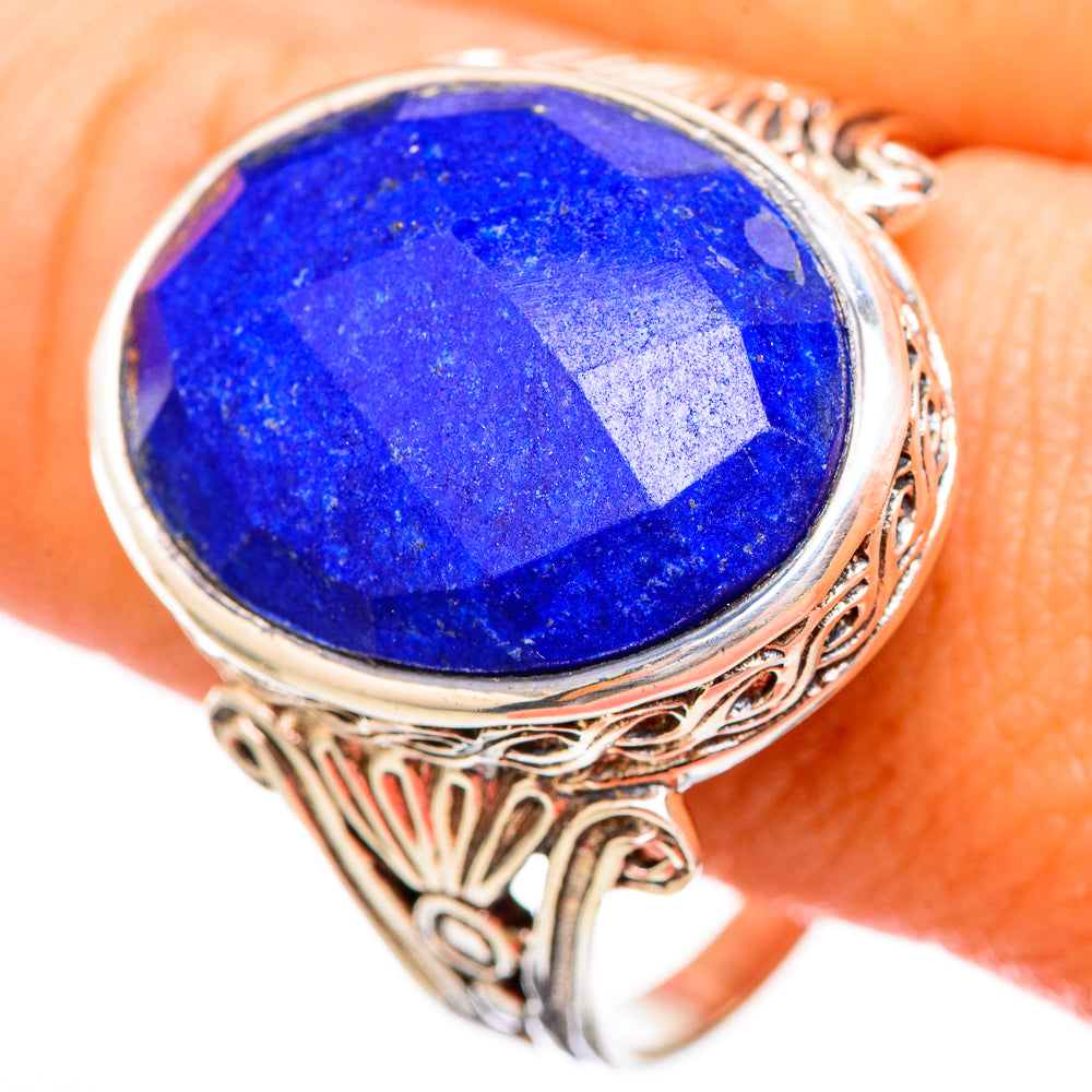 Lapis Lazuli Rings handcrafted by Anasilvercos - RING115615