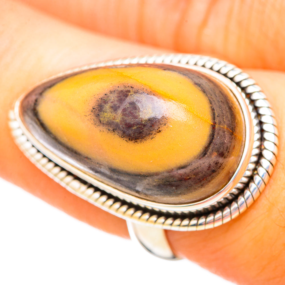 Bumble Bee Jasper Rings handcrafted by Anasilvercos - RING115620