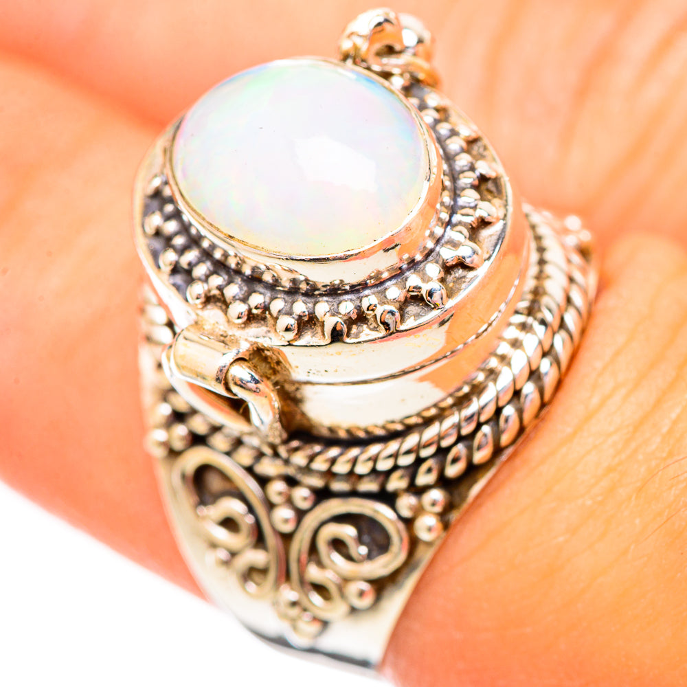 Ethiopian Opal Rings handcrafted by Anasilvercos - RING115635