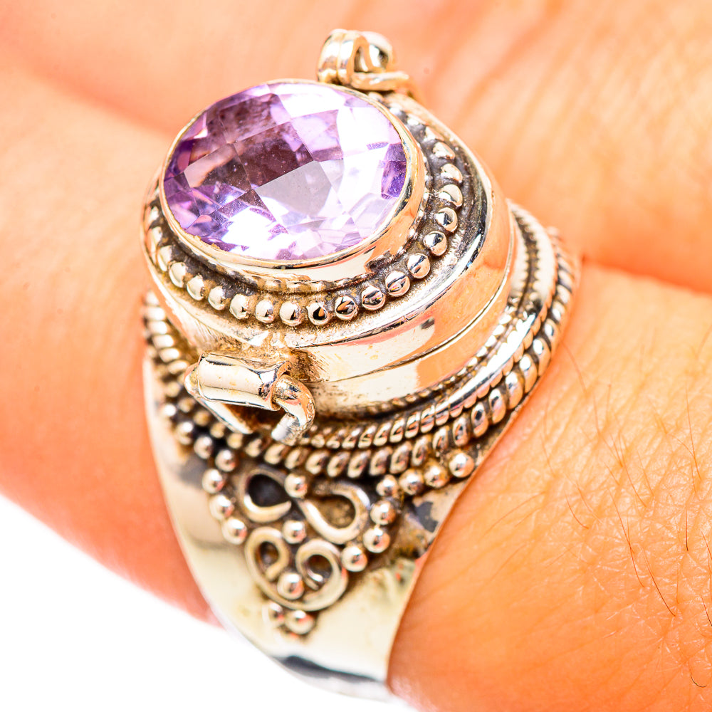 Amethyst Rings handcrafted by Anasilvercos - RING115648