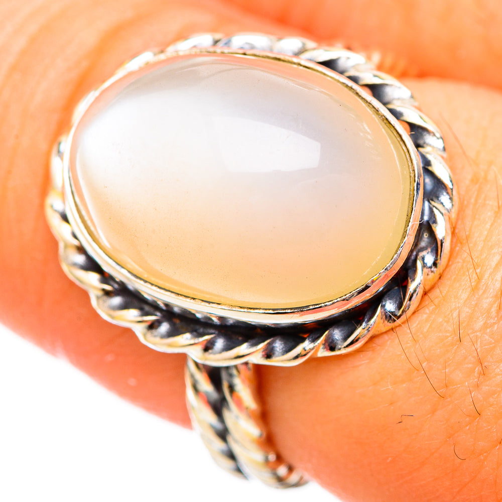 Moonstone Rings handcrafted by Anasilvercos - RING115652