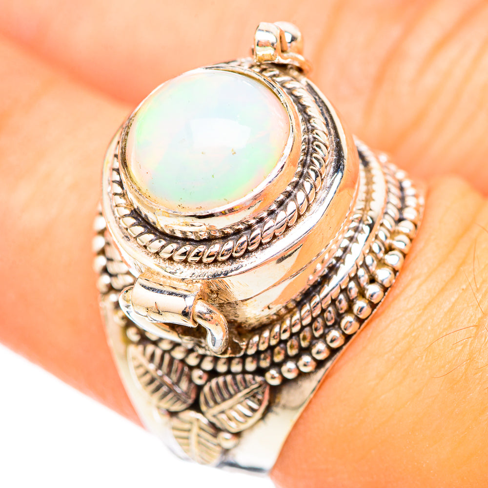 Ethiopian Opal Rings handcrafted by Anasilvercos - RING115655