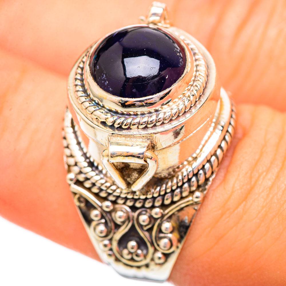 Black Onyx Rings handcrafted by Anasilvercos - RING115668