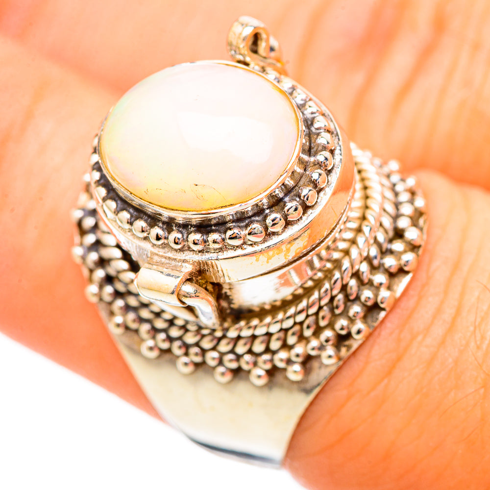 Ethiopian Opal Rings handcrafted by Anasilvercos - RING115675