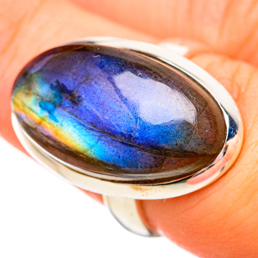 Labradorite Rings handcrafted by Anasilvercos - RING115678