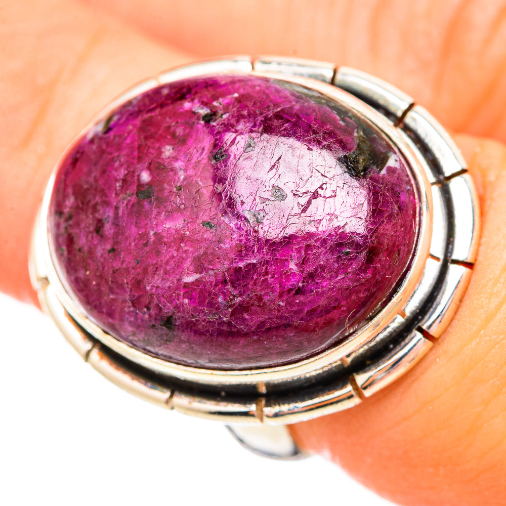 Russian Eudialyte Rings handcrafted by Anasilvercos - RING115686