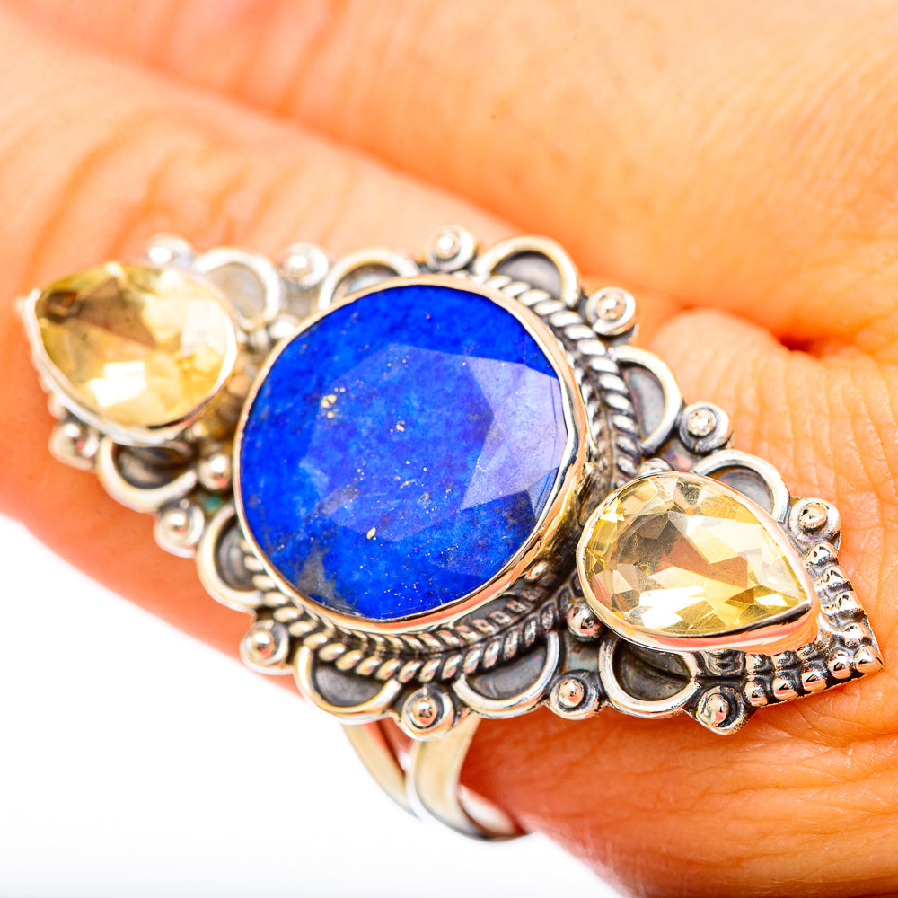 Lapis Lazuli Rings handcrafted by Anasilvercos - RING115700