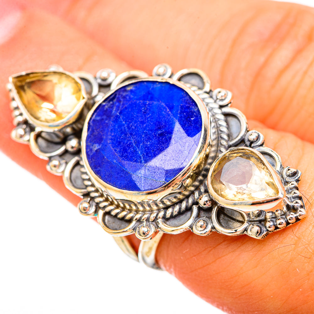 Lapis Lazuli Rings handcrafted by Anasilvercos - RING115704