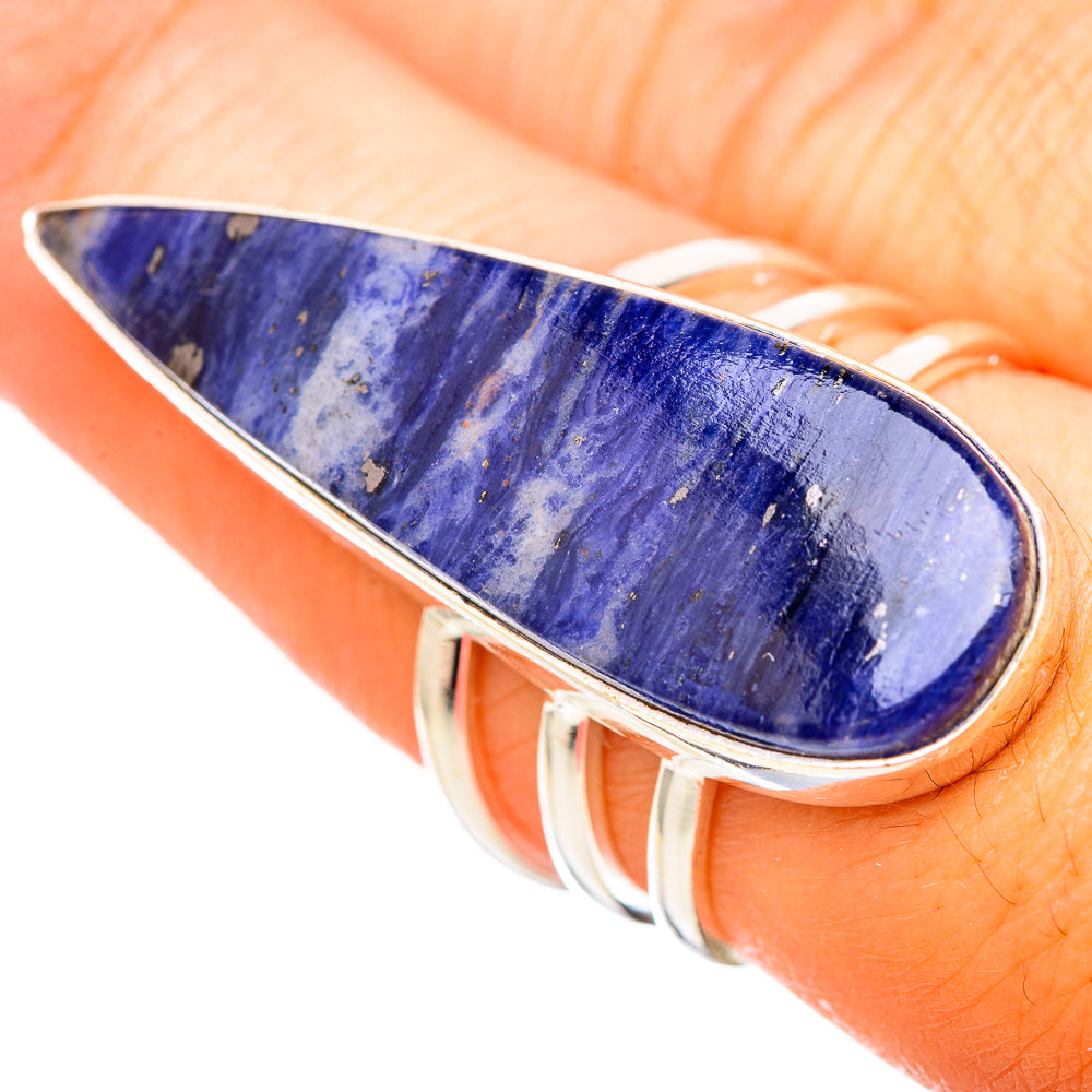 Sodalite Rings handcrafted by Anasilvercos - RING115705