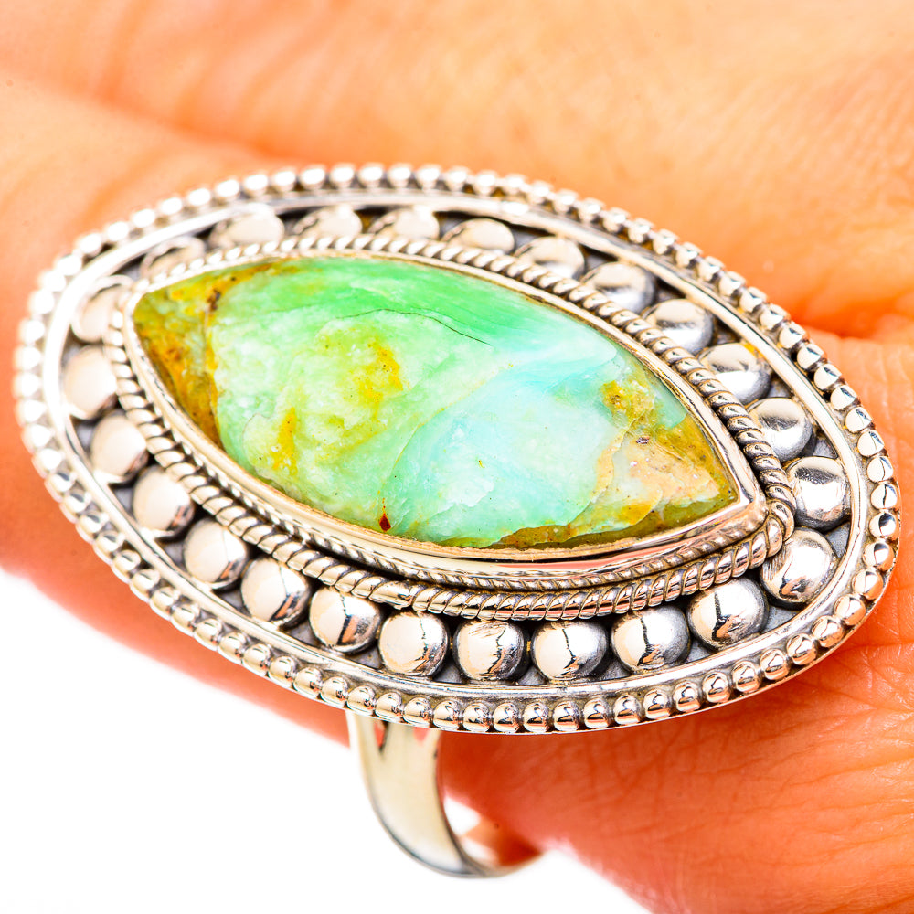 Peruvian Opal Rings handcrafted by Anasilvercos - RING115712