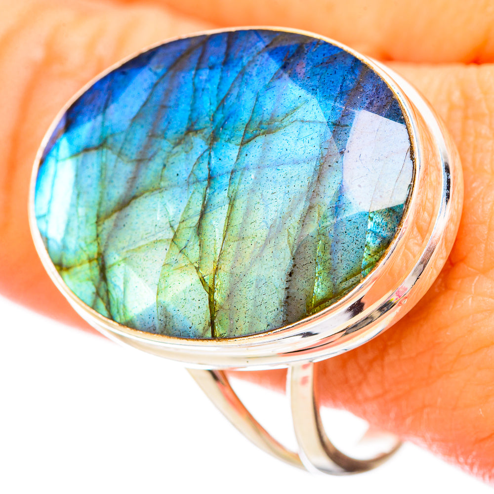 Labradorite Rings handcrafted by Anasilvercos - RING115732