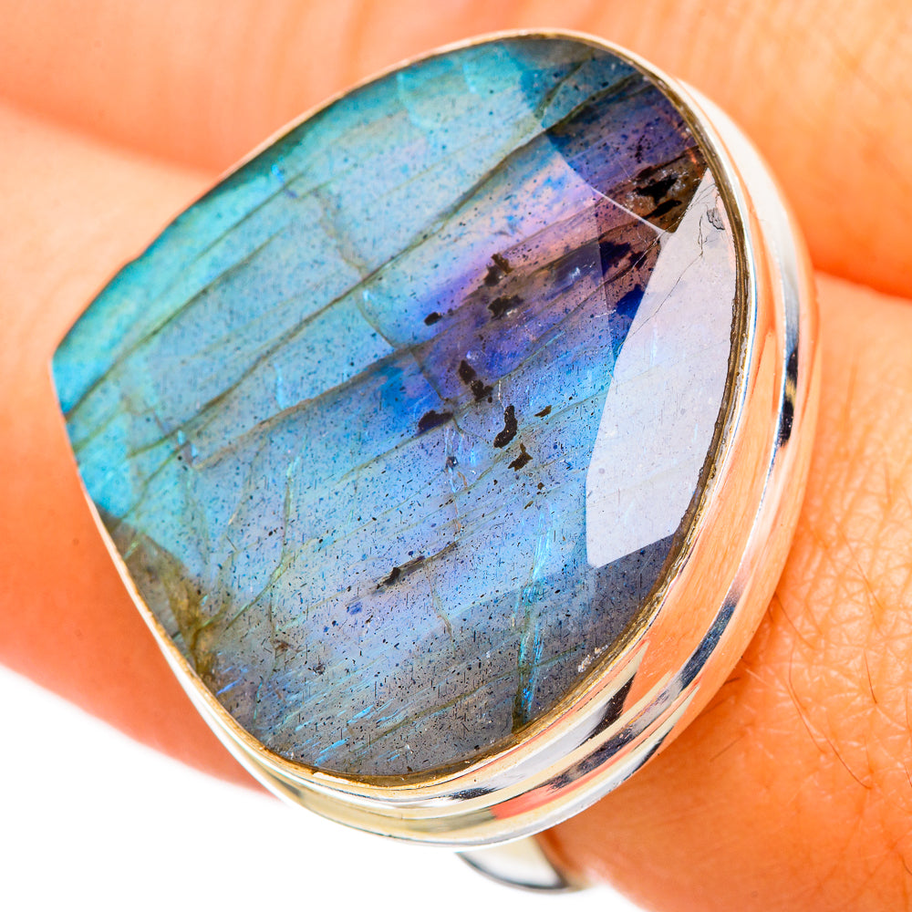 Labradorite Rings handcrafted by Anasilvercos - RING115739
