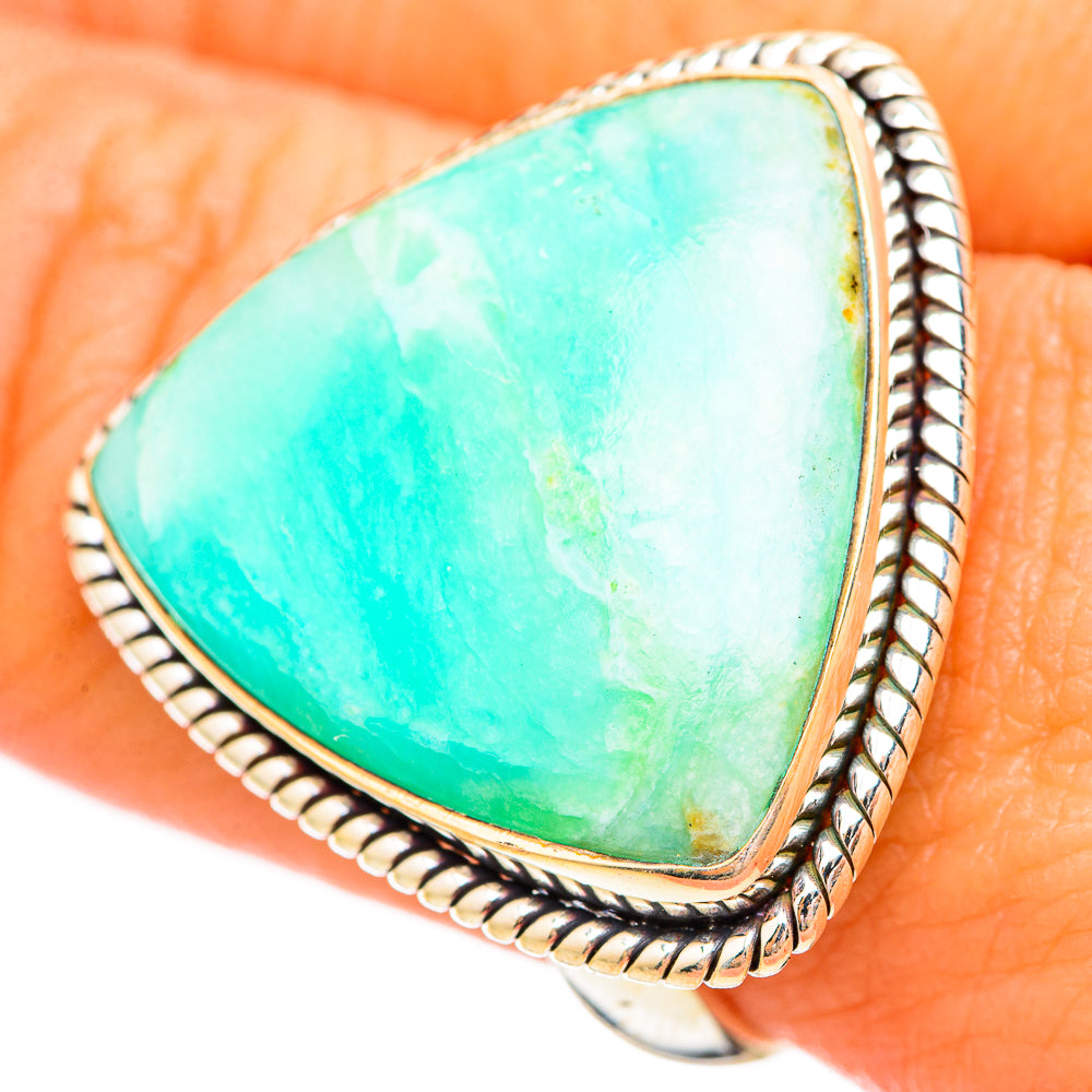 Peruvian Opal Rings handcrafted by Anasilvercos - RING115742