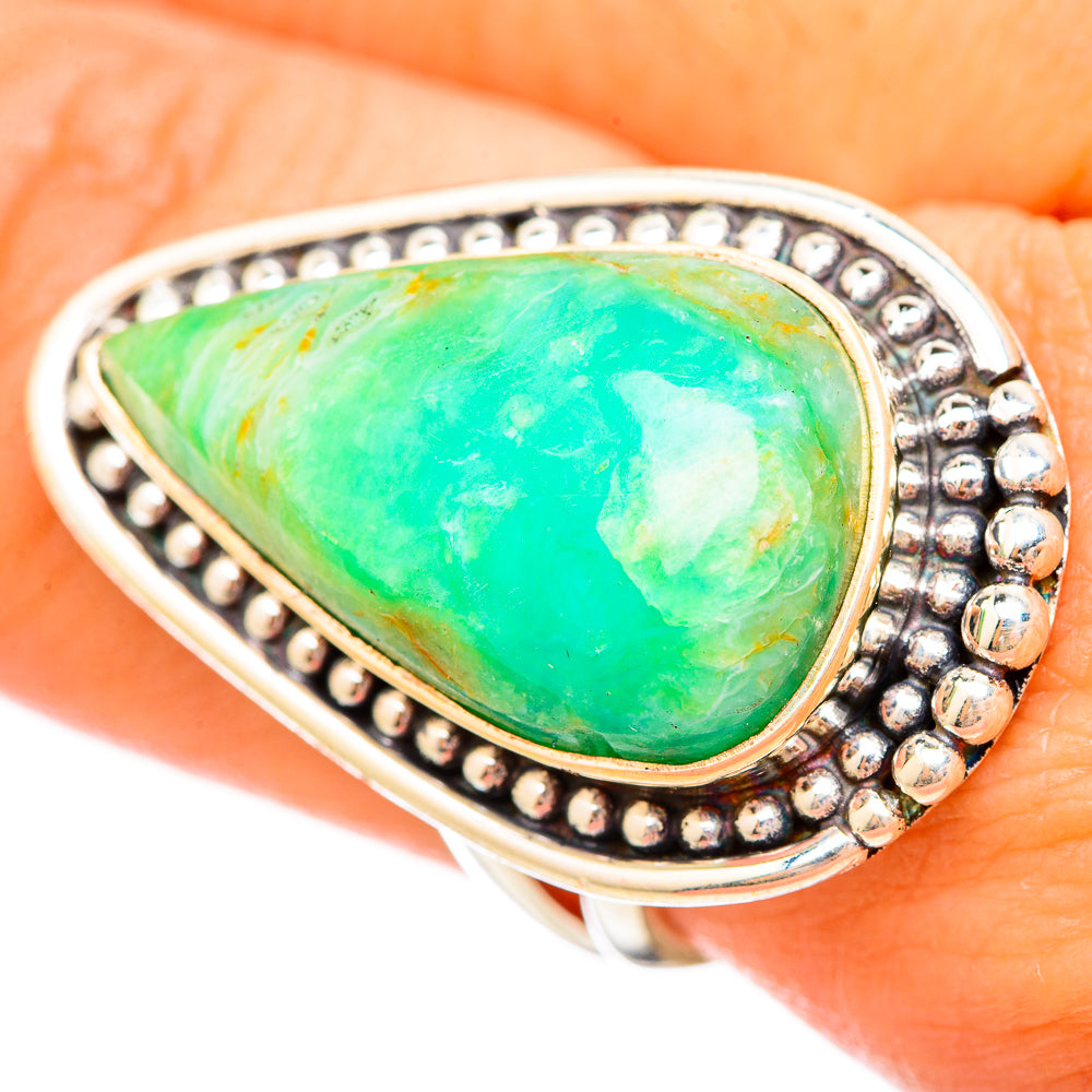 Peruvian Opal Rings handcrafted by Anasilvercos - RING115744