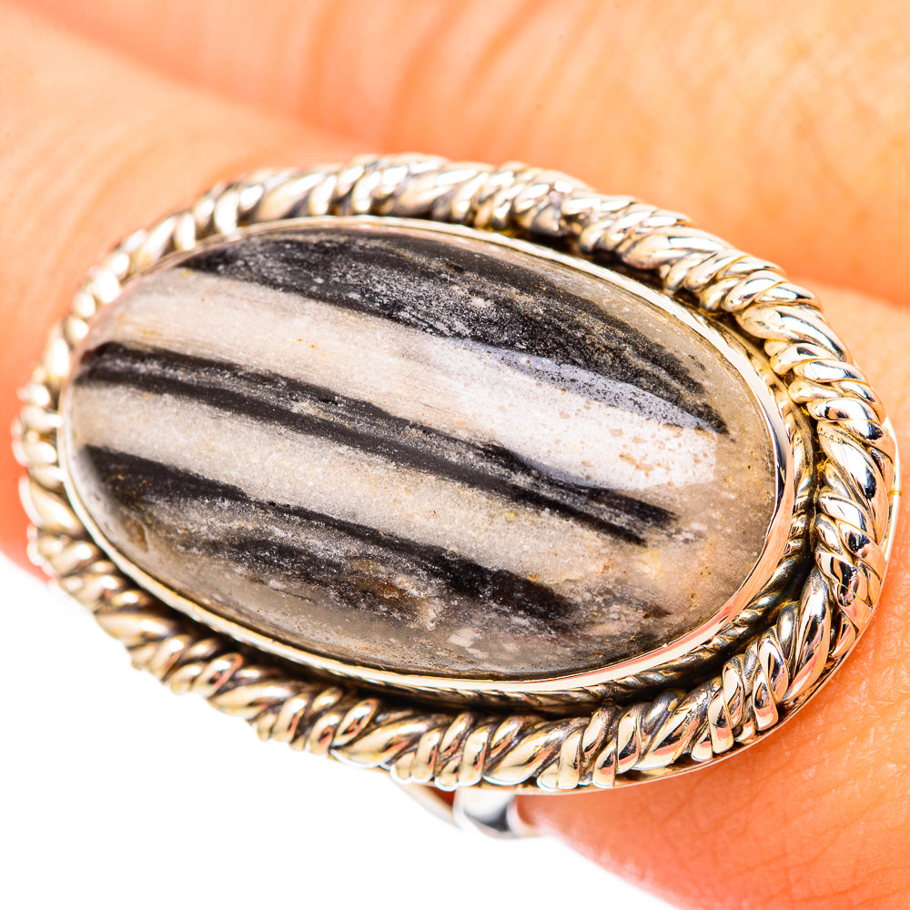 Tiger Dendrite Agate Rings handcrafted by Anasilvercos - RING115761