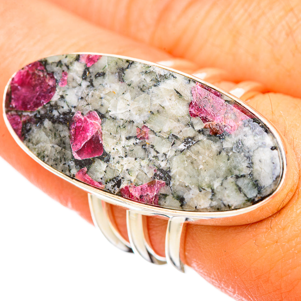 Russian Eudialyte Rings handcrafted by Anasilvercos - RING115764