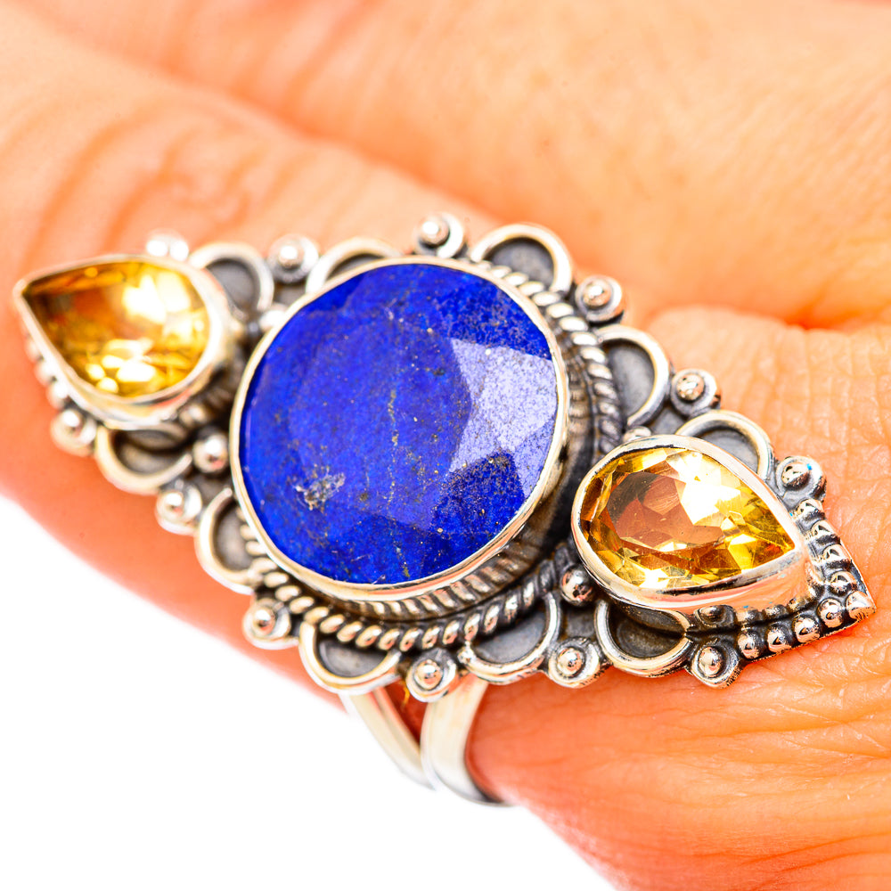 Lapis Lazuli Rings handcrafted by Anasilvercos - RING115778