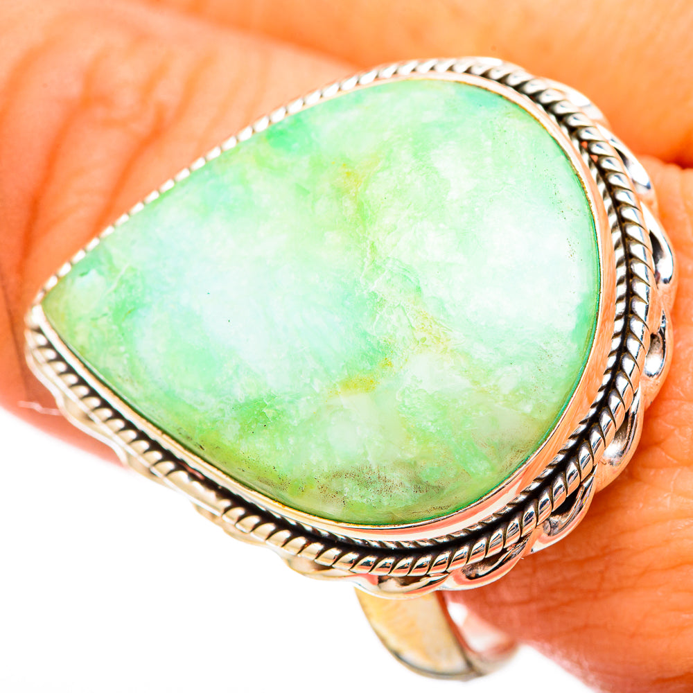 Peruvian Opal Rings handcrafted by Anasilvercos - RING115785
