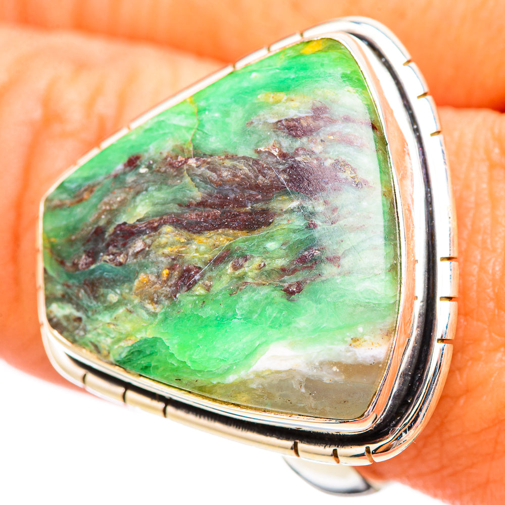 Peruvian Opal Rings handcrafted by Anasilvercos - RING115786