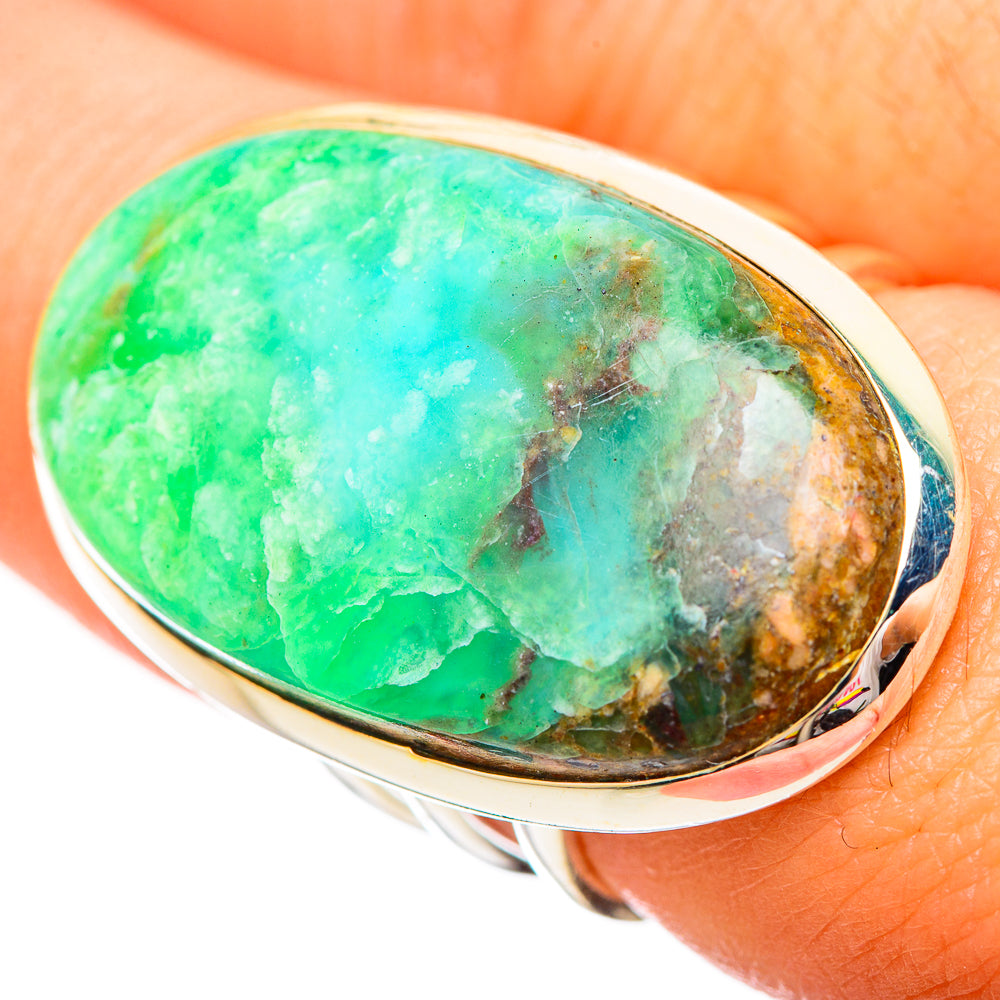 Peruvian Opal Rings handcrafted by Anasilvercos - RING115789